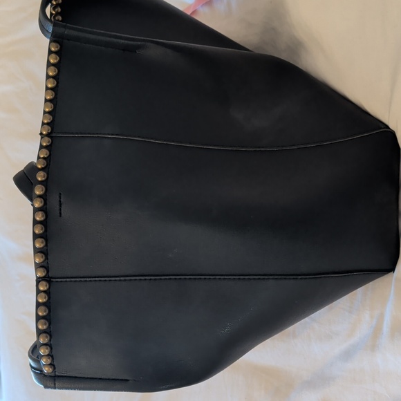 B-Low the Belt Black Tote with Gold Studs - Picture 10 of 10